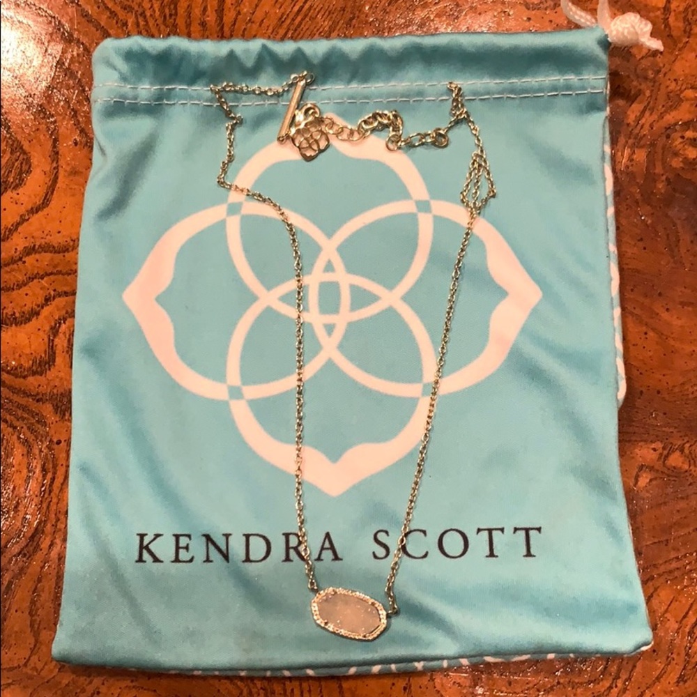 Kendra Scott Elisa Pendant Necklace IridescentGold